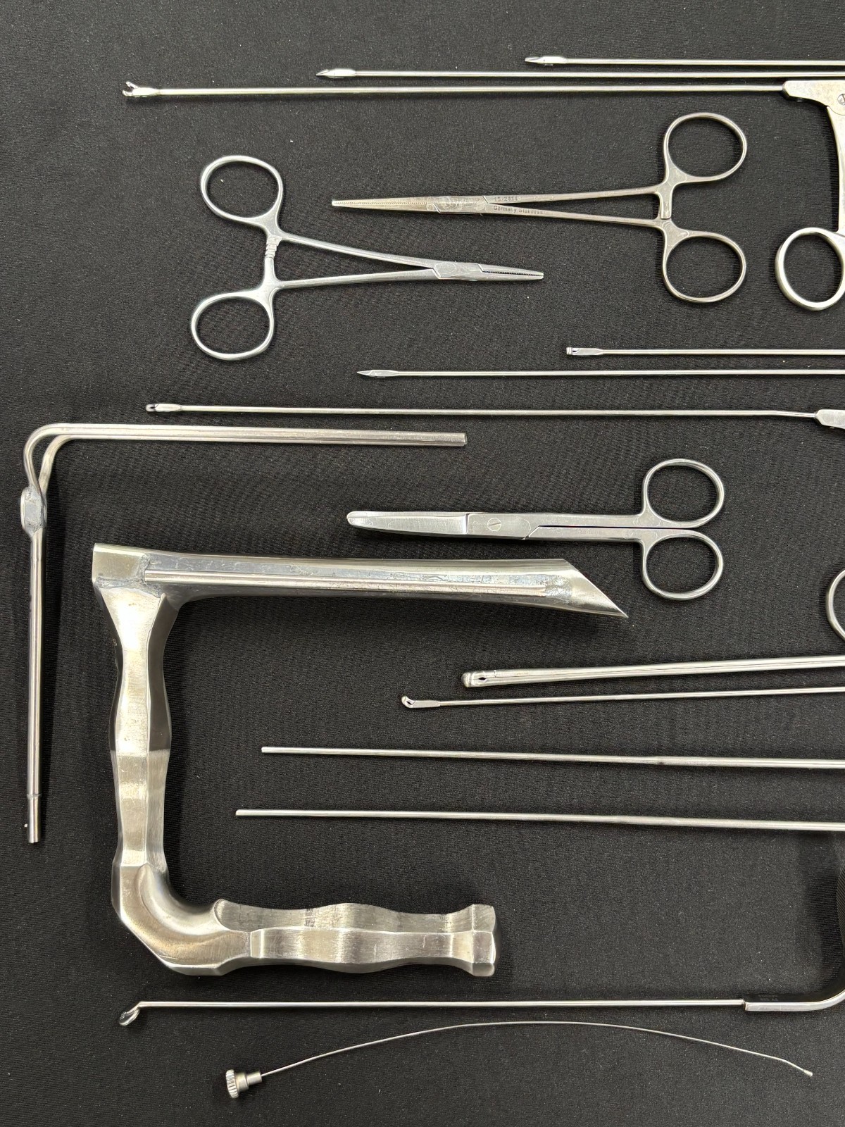 Pilling Teleflex ENT Micro-Laryngoscopy Surgical Instrument Set – 20pc Tray