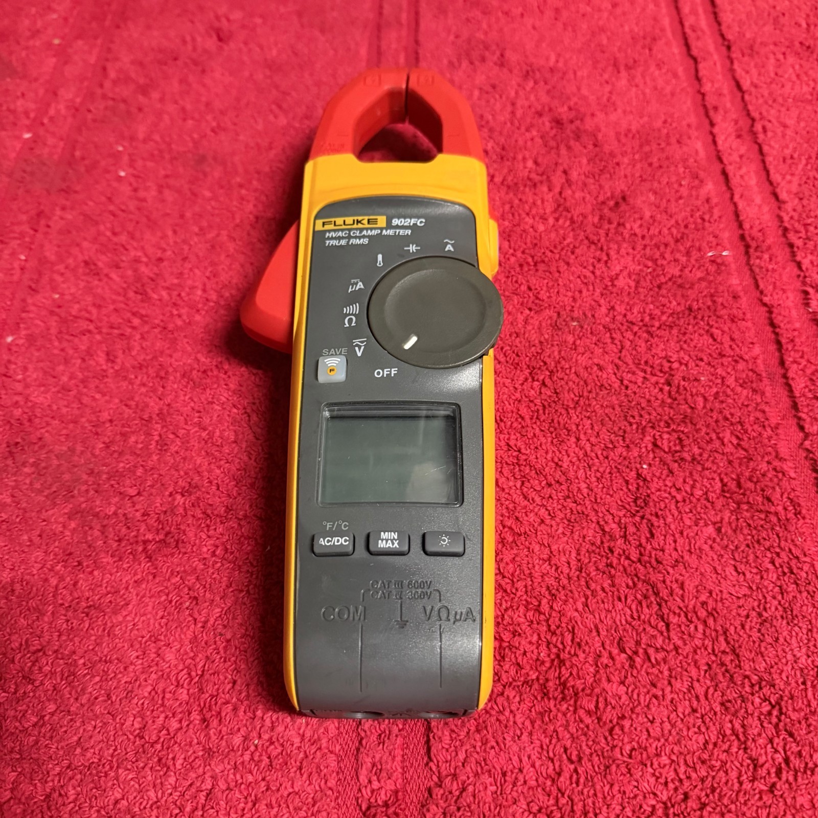 Fluke 902FC True-RMS HVAC Clamp Meter With Leads used