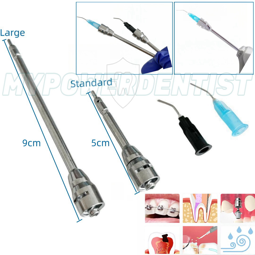 2Set Dental Stropko Irrigator Air Water Irrigation Tips 3-Way Gun Tip Irrigato