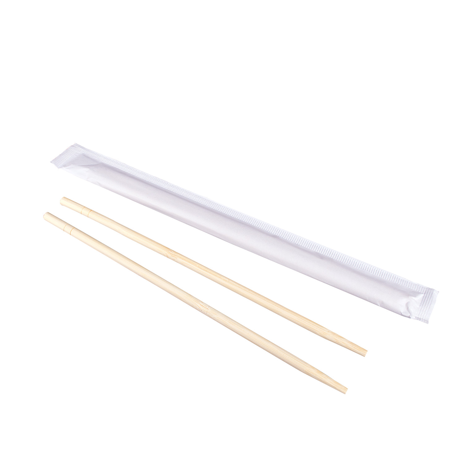[1,000 Pairs] 9″ Individually Wrapped Bamboo Chopsticks, White