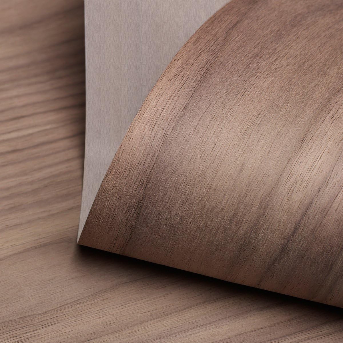 Edge Supply Walnut 24 x 48-inch Flat Cut, 3M Peel and Stick Wood Veneer Sheet…