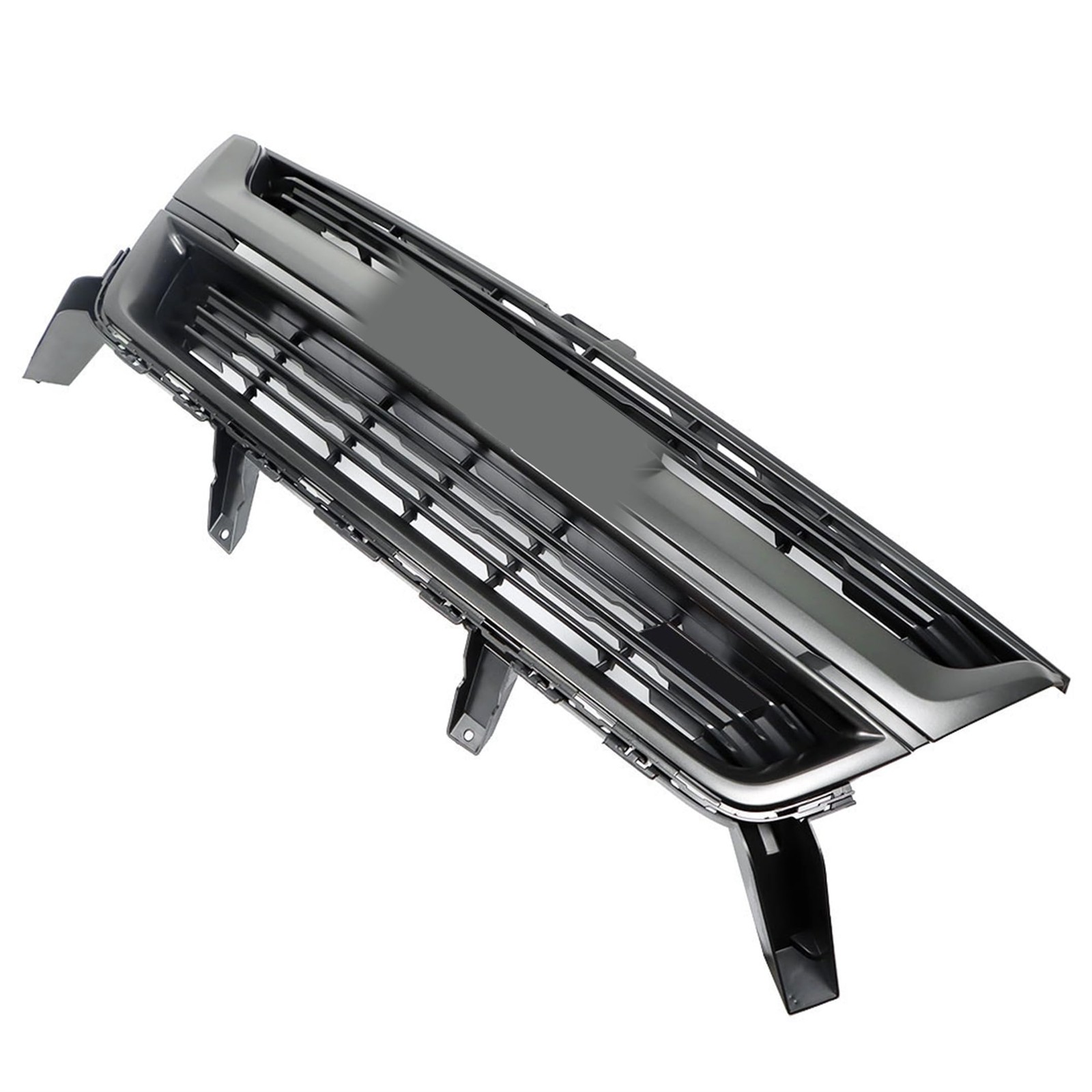 Front Bumper Gray Frame Grille Assembly Replacement for Colorado 2015 2016 2017