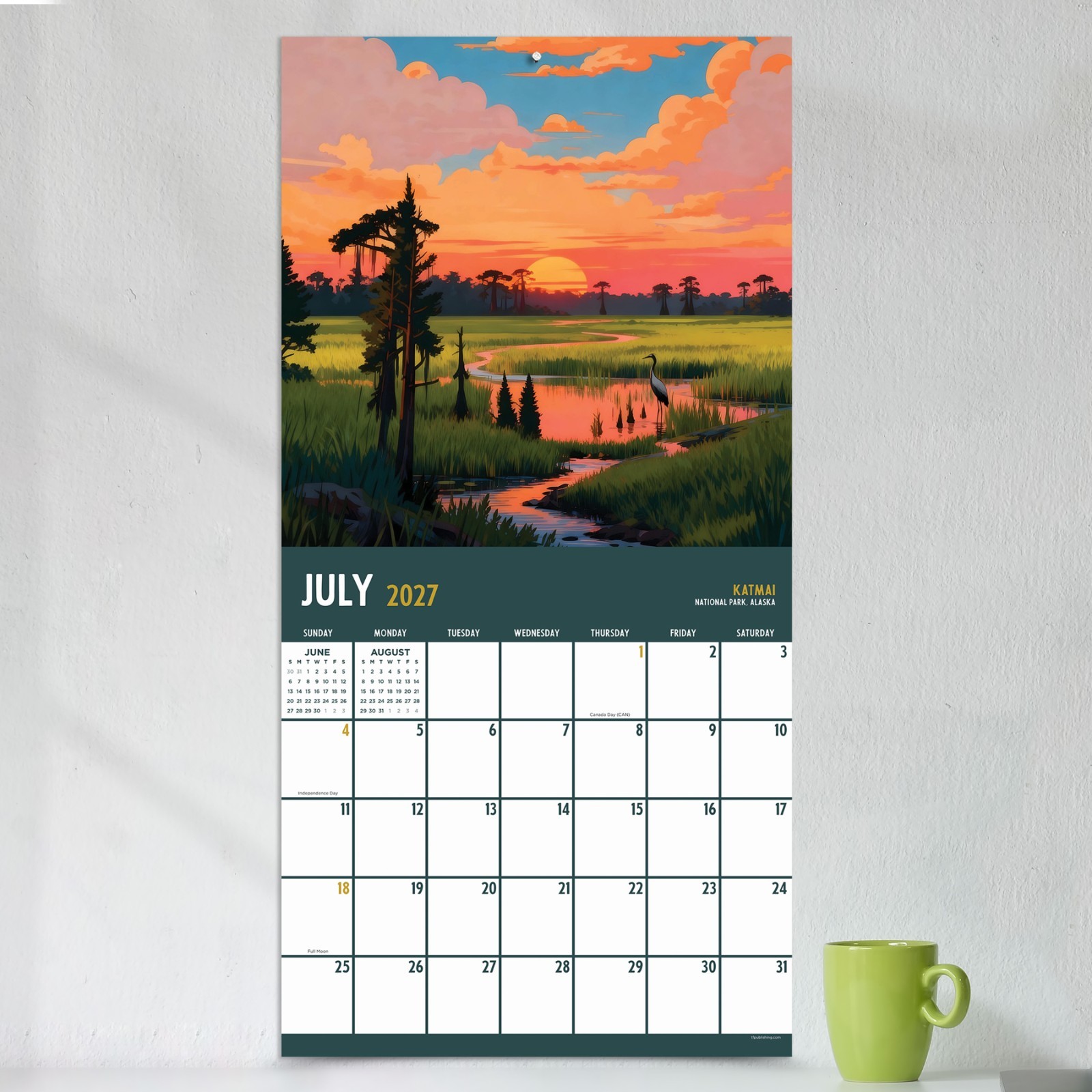 2027 National Parks-Art Wall Calendar