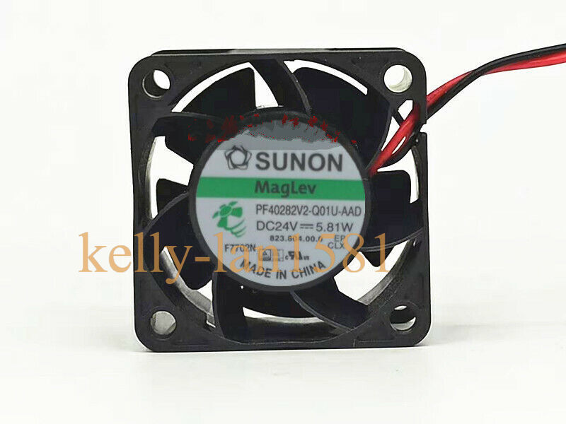 1Pcs SUNON PF40282V2-Q01U-AAD 4028 4CM 24V 5.81W Inverter Cooling Fan 2-wire