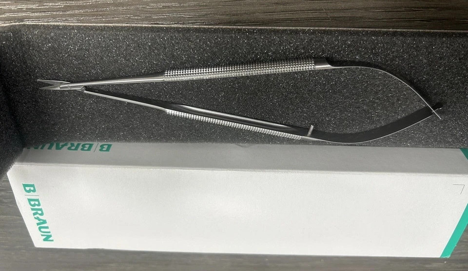 Aesculap FM488R Micro Scissors, Straight, Blade Length: 10 mm, BRAND new