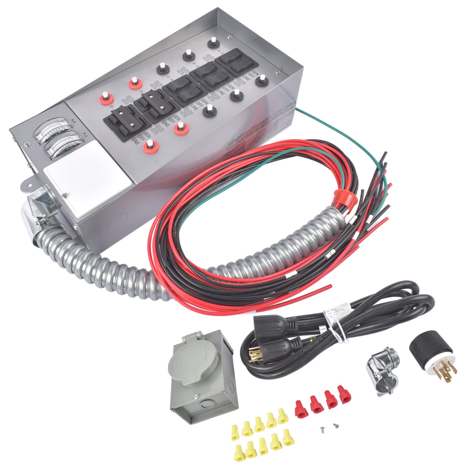 7500W Manual 31410CRK Generator Conversion Switch for Home Backup Power 30A