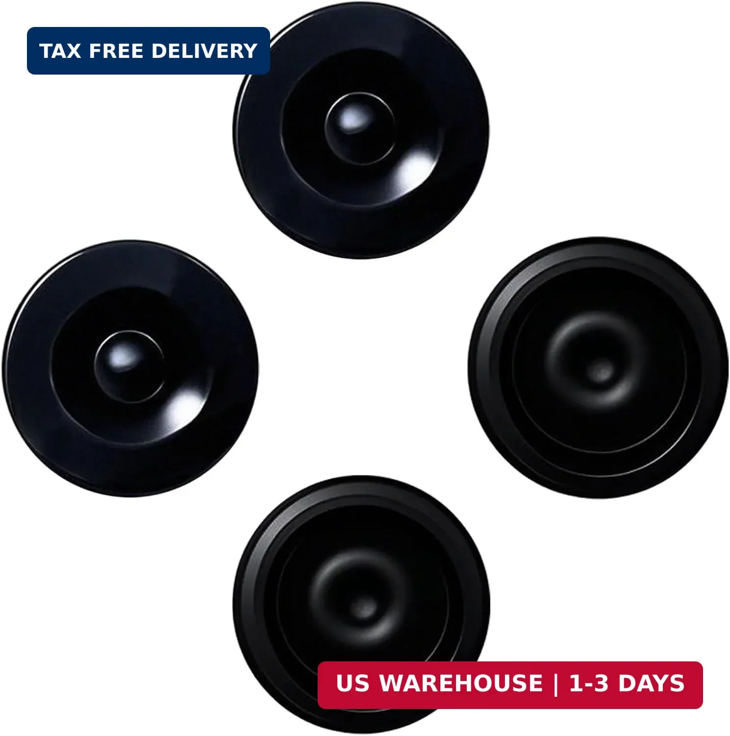Trailer Hub Cap Plugs, Grease Rubber Plugs for 1.98″/2.44″/2.72″ Trailer Axle Ca