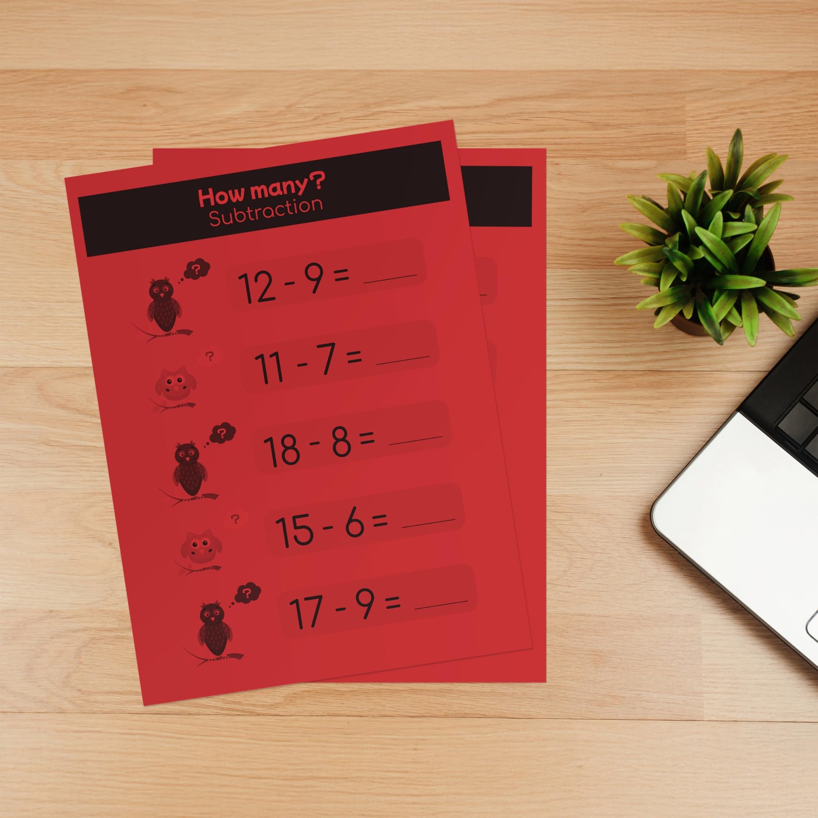 Learning Resources 22551 500 Sheets (Pack of 1), Re-Entry Red, Re-entry Red
