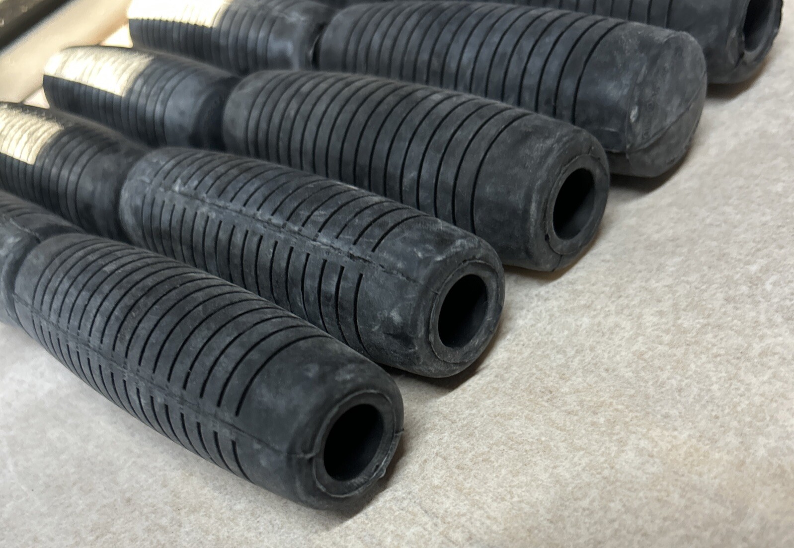 CRC Rubber Handle Grip P/N: 105345-585 Lever Grip. For .60” ID 1.125” OD X 4.25”