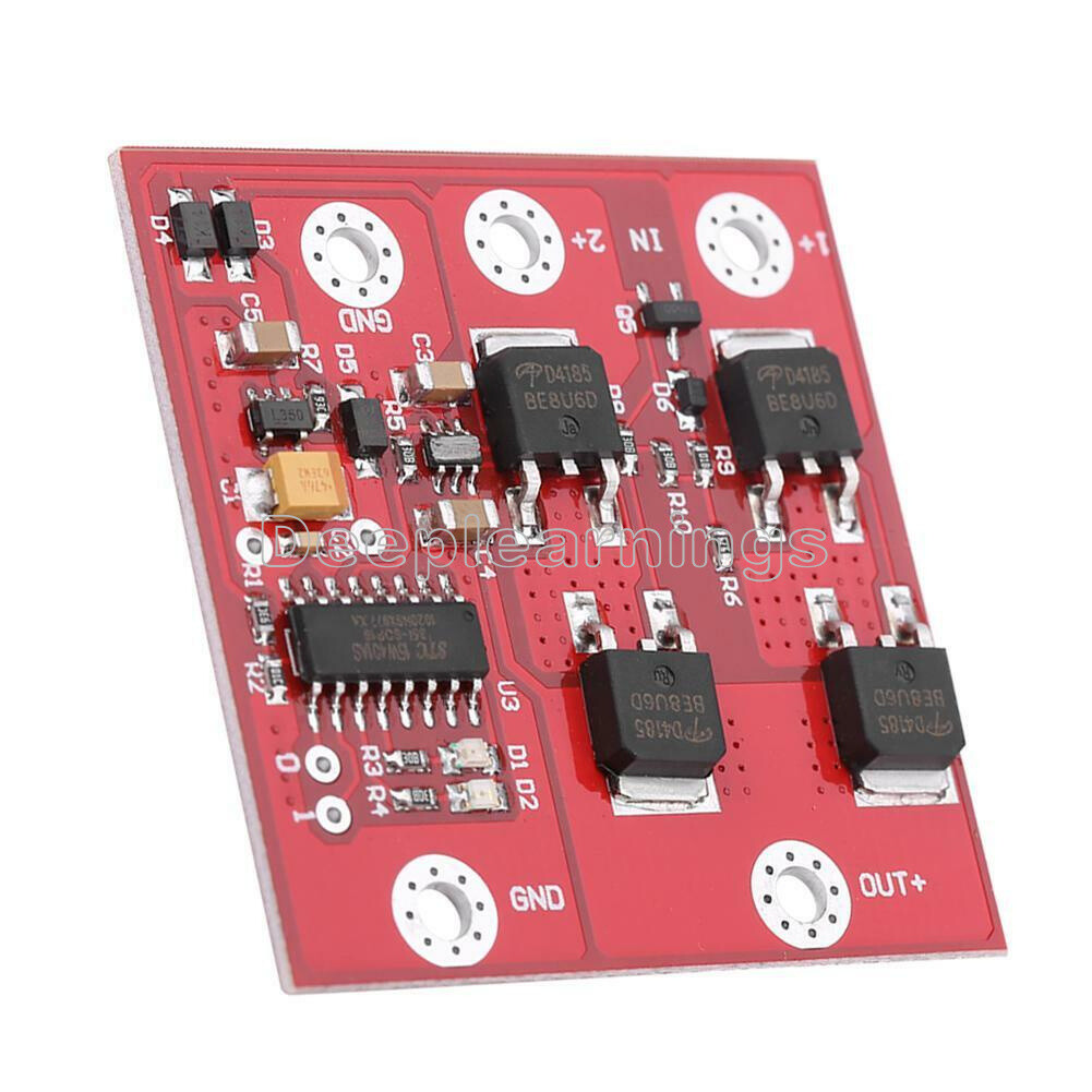 DC 12V 8A Dual-Sources Automatic Transfer UPS Switch Battery Power Supply NEW