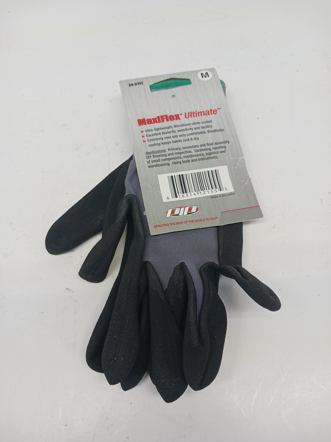 MaxiFlex Ultimate Nitrile Coated Work Gloves 34-874T Medium