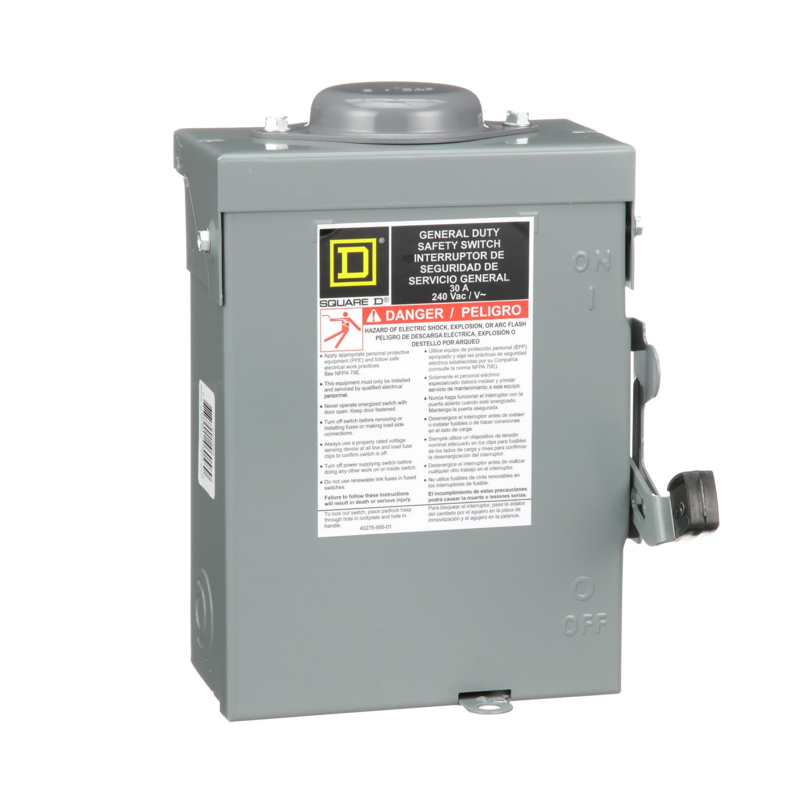 Square D D221NRB Safety Switch