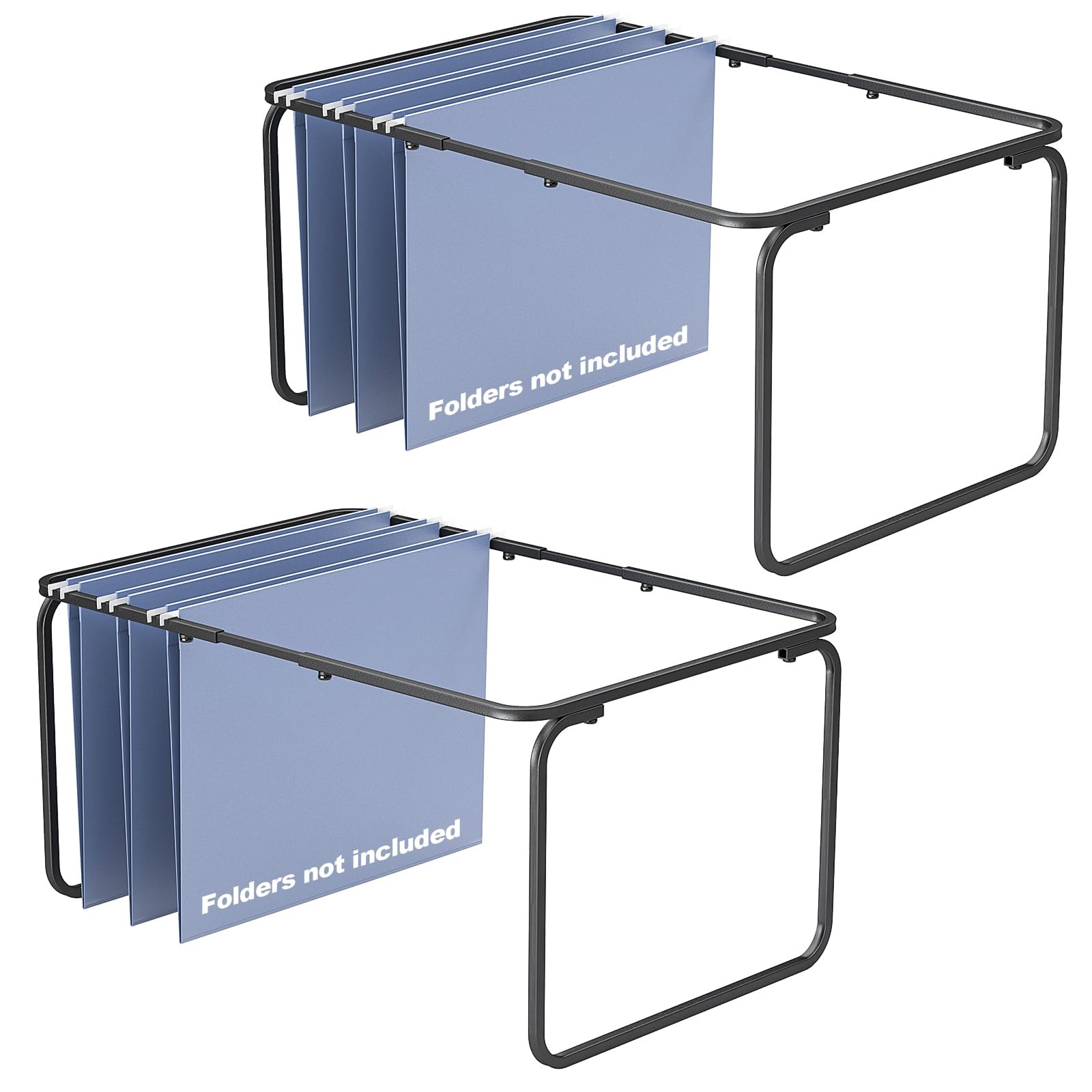 Legal/Letter Size Hanging File Folder Frame,Adjustable 16 to 25 inches,Heavy …
