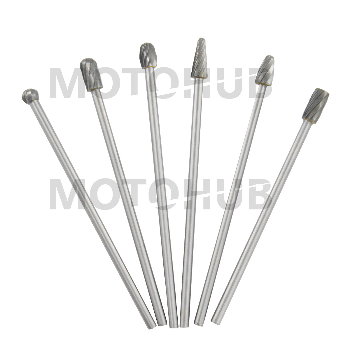 6pcs 1/4″ Tungsten Steel Carbide Burr Rotary Drill Bits Tools Cutter Files Set