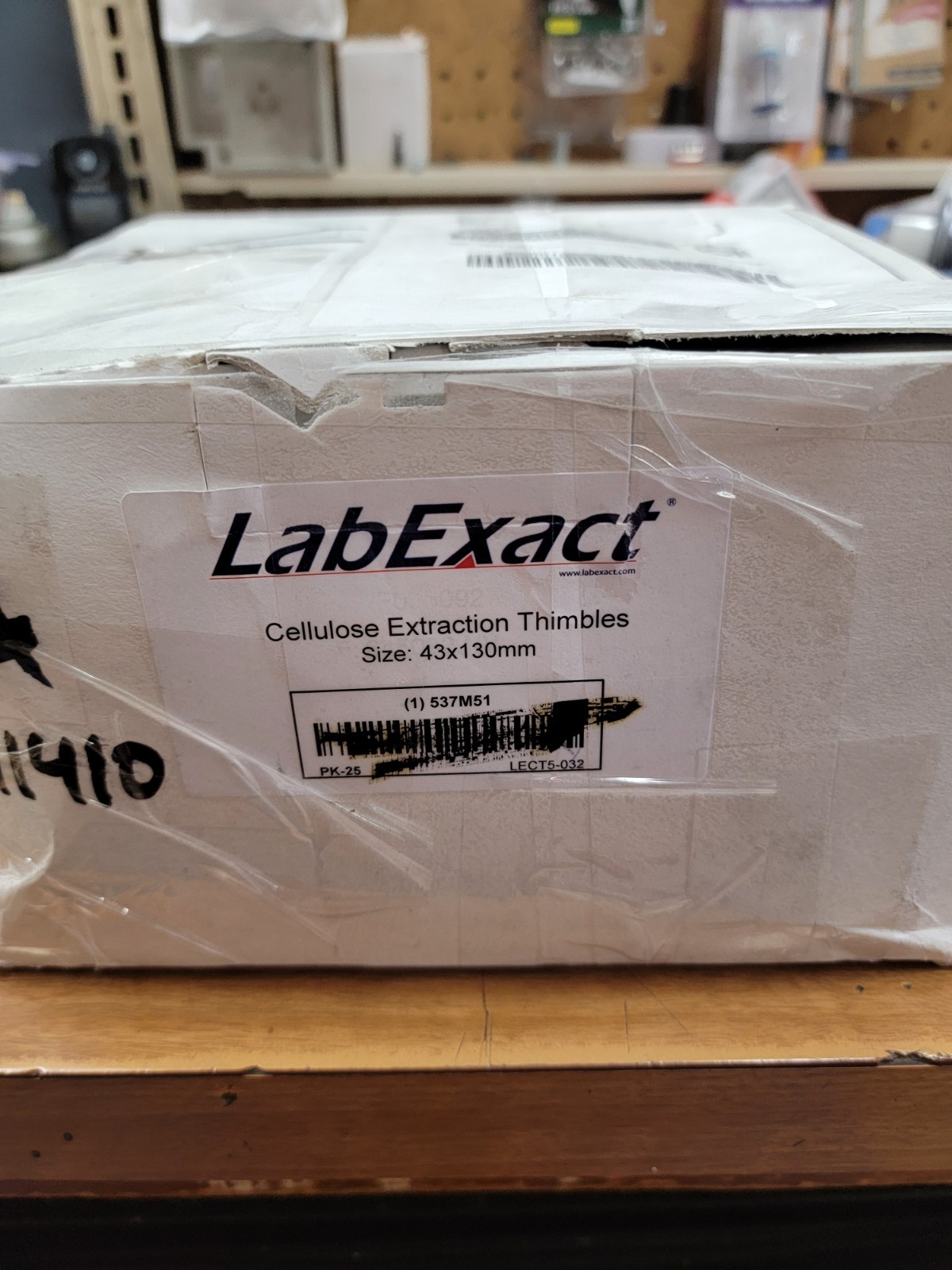 Labexact LECT5-032 Extraction Thimble, Dia 43X130mm, Pk22. FreeShipL48