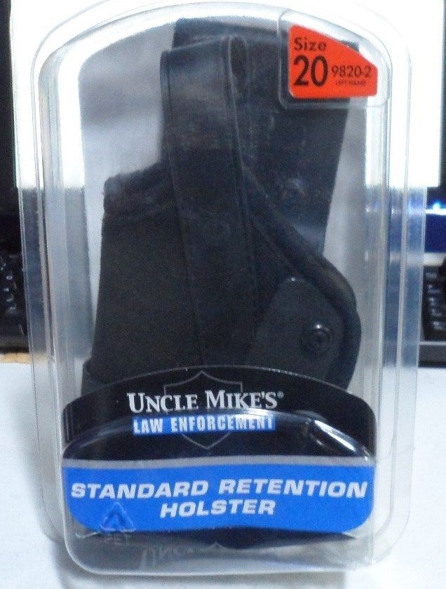 UNCLE MIKE’S LH SIZE 20 STANDARD RETENTION HOLSTER 9820-2 9820