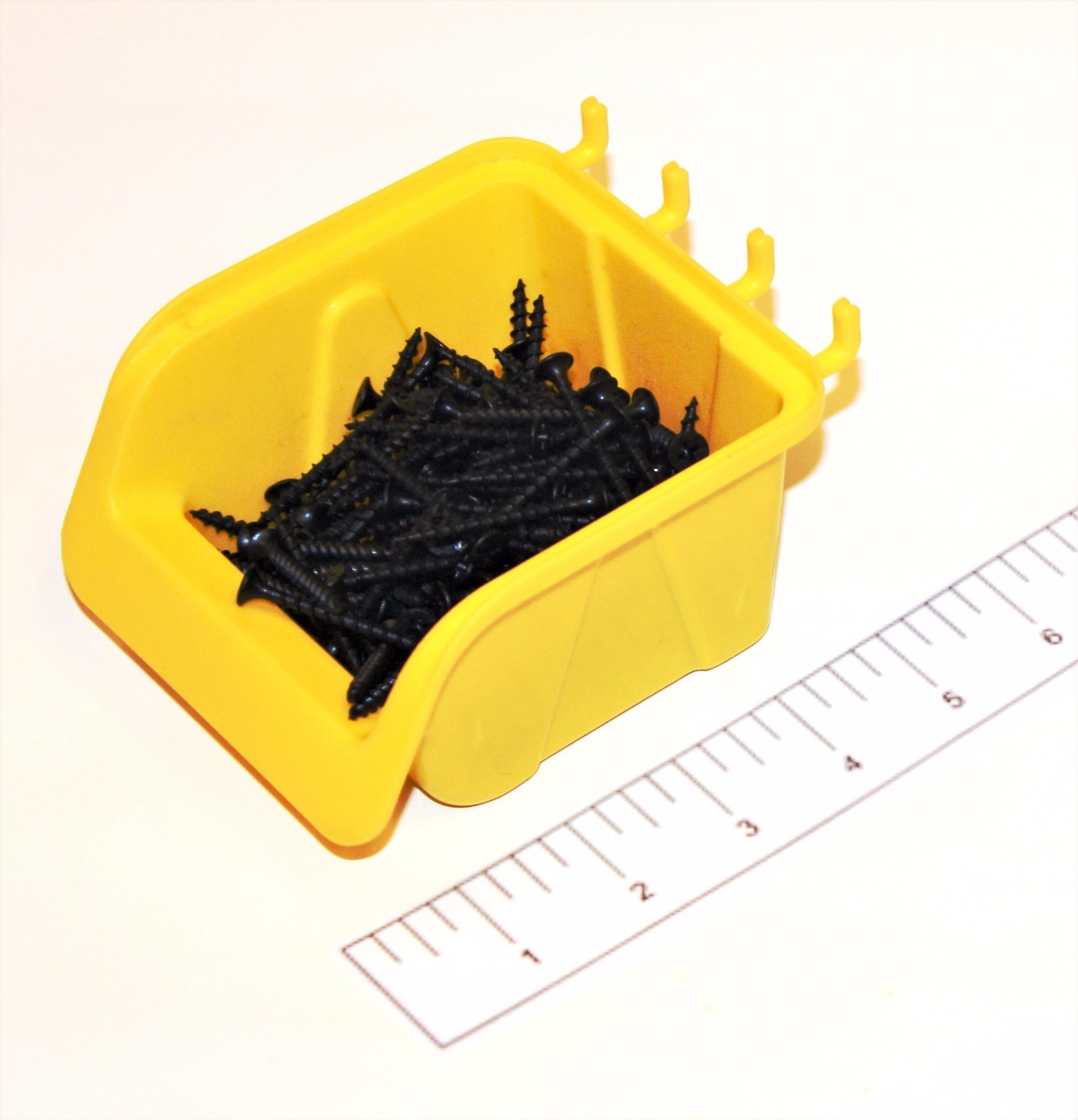 WallPeg Pegboard Bin Kit – Peg Board Parts Storage Tool Workbench Organizer 6 ea