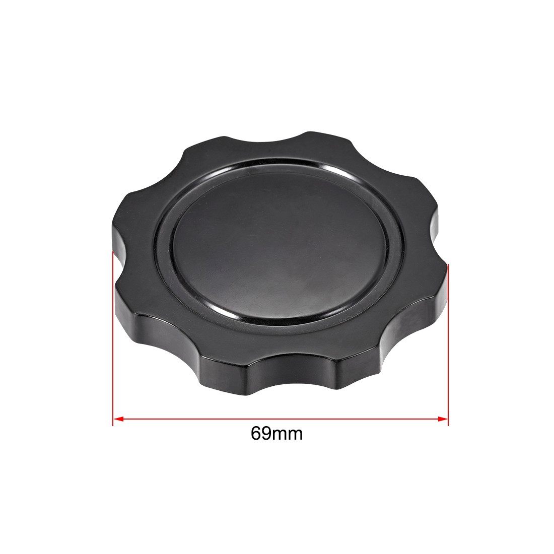 Plastic Potentiometer Rotary Knob, 10mm Insert Shaft 69x21mm Black 1pcs