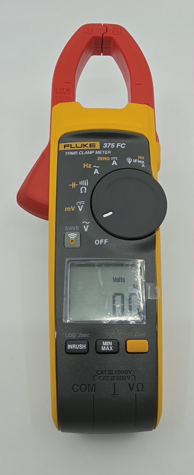 Fluke 375 FC True-RMS AC/DC Clamp Meter Wireless w/Case & Leads – Free Shipping