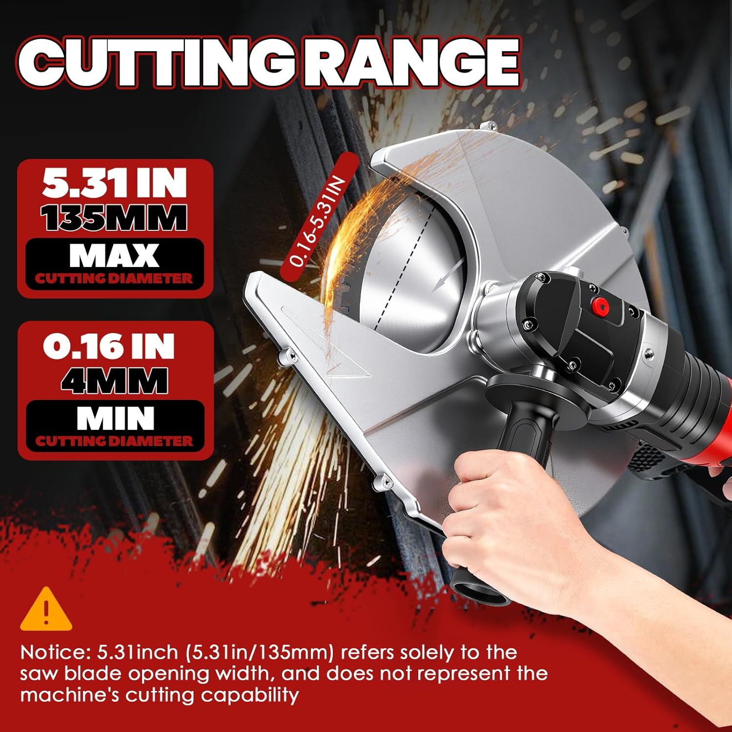 36V Cordless Rebar Cutter – Fast Cuts in 4-5 Seconds, Portable Case Included