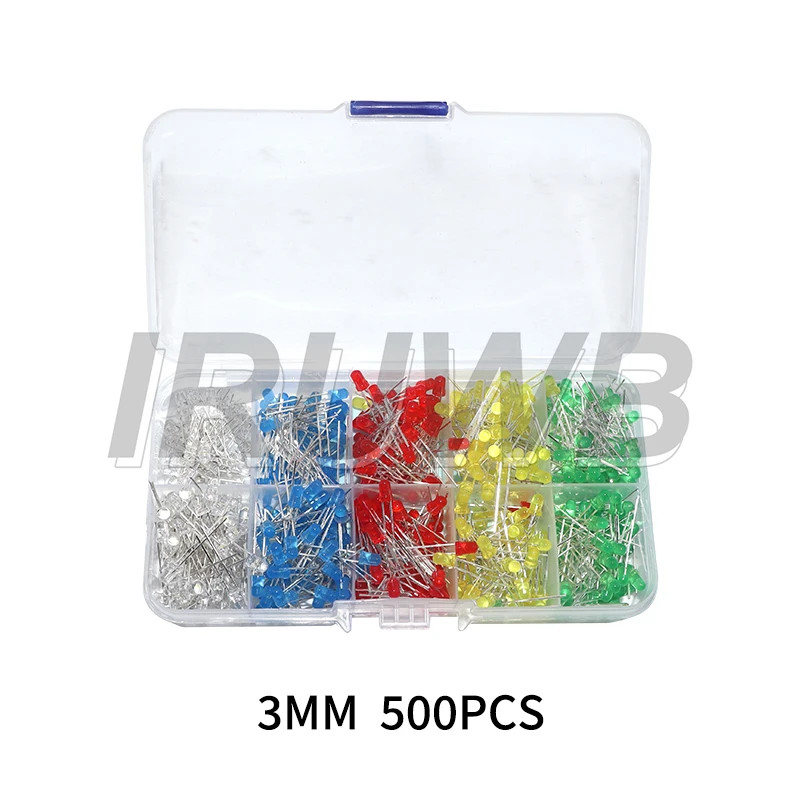 F3 F5 LED Diode Various Kits White Green Red Blue Yellow 3MM 5MM Light Emitting