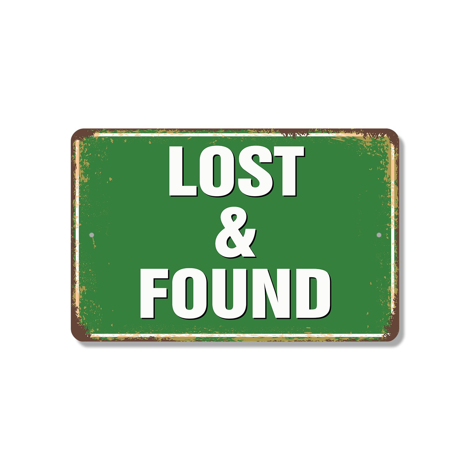 Lost And Found Street Sign If Lost Return Here Durable Perfect for Lobbies