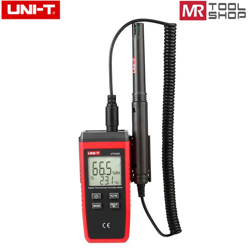 UNI-T UT333S Digital temperature humidity meter Hygometer LCD Data hold Backligh