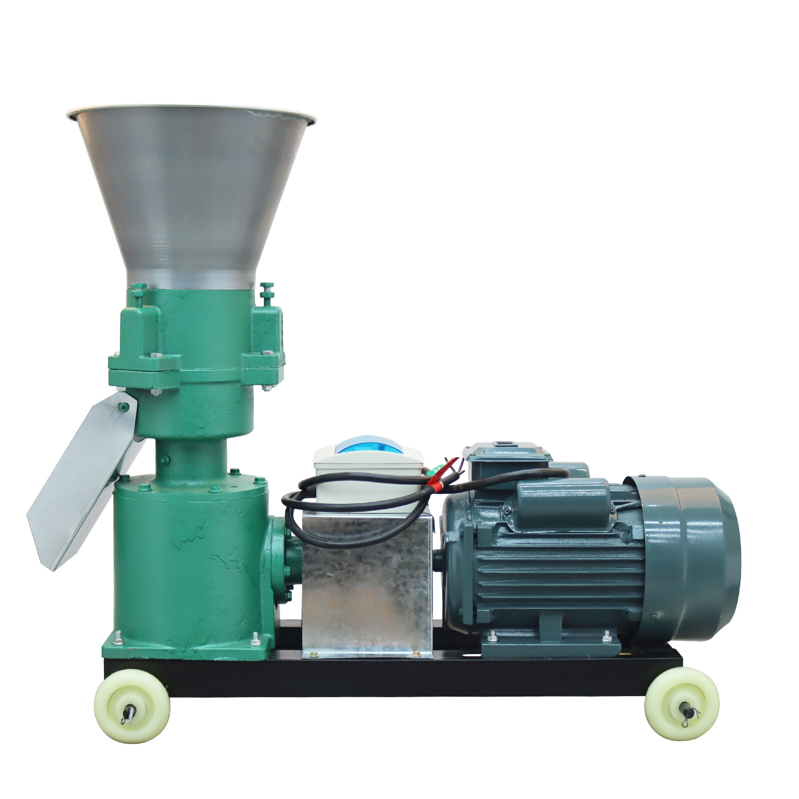 Feed Pellet Mill Machine Duck Sheep Feed Granulator 220V 200KG/H 10mm&5mm Plates