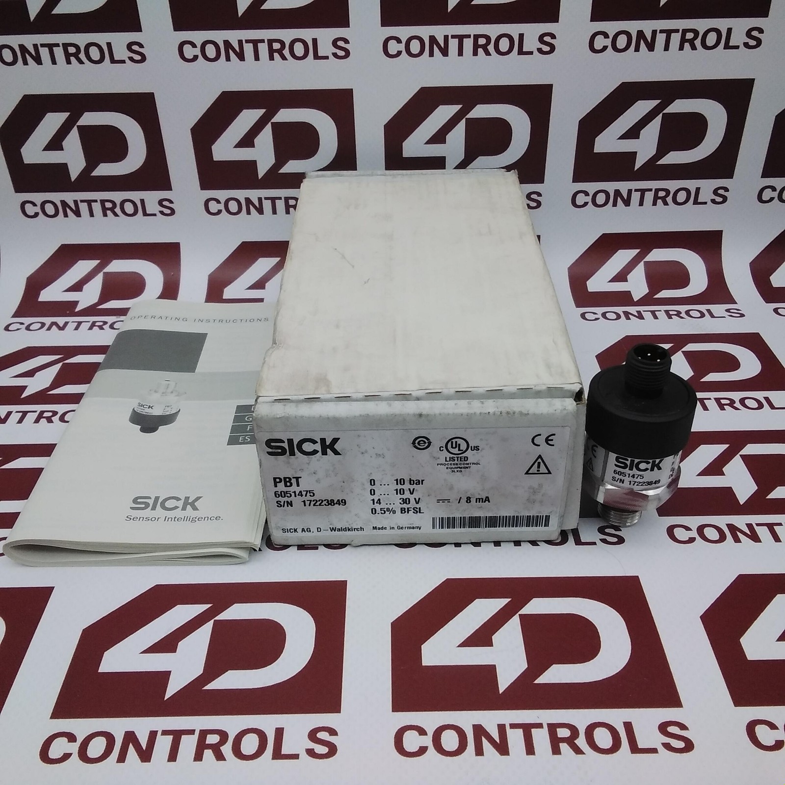 PBT-RB010SG1WSNVMC0Z | Sick | (6051475), Pressure Sensor, Opened