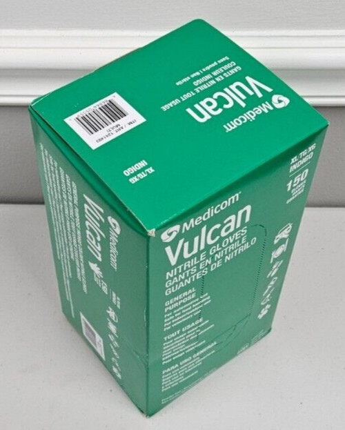 Medicom Vulcan Nitrile Glove Gant General Purpose Extra-Large 150 Automotive XL
