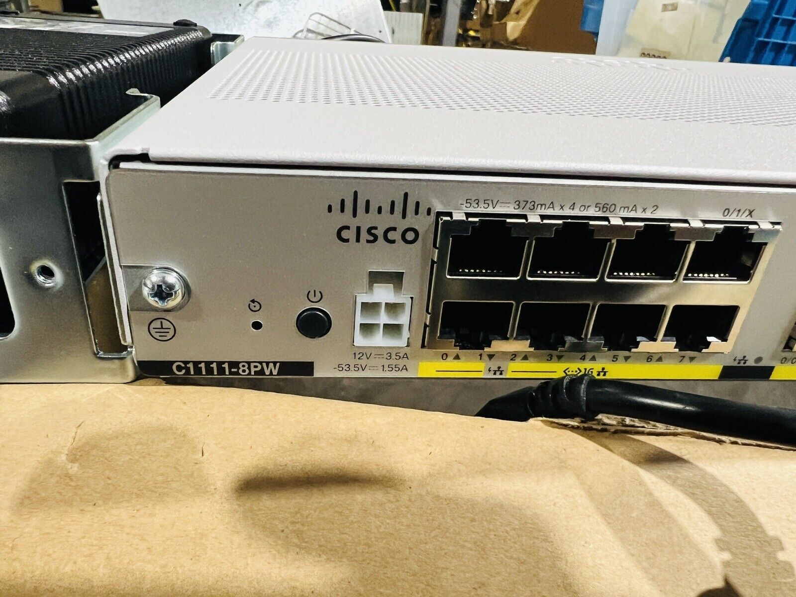 CISCO C1111-8PWB INM3710BRA ISR 1100 SERIES 8PW ADP-150BR B COVERED SN