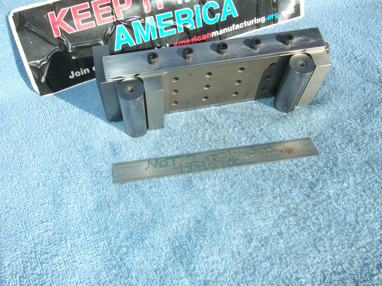 SINE PLATE TAFT-PEIRCE NO BOX 4 RAILS TOOLMAKER MACHINIST GRIND INSPECT EDM MILL