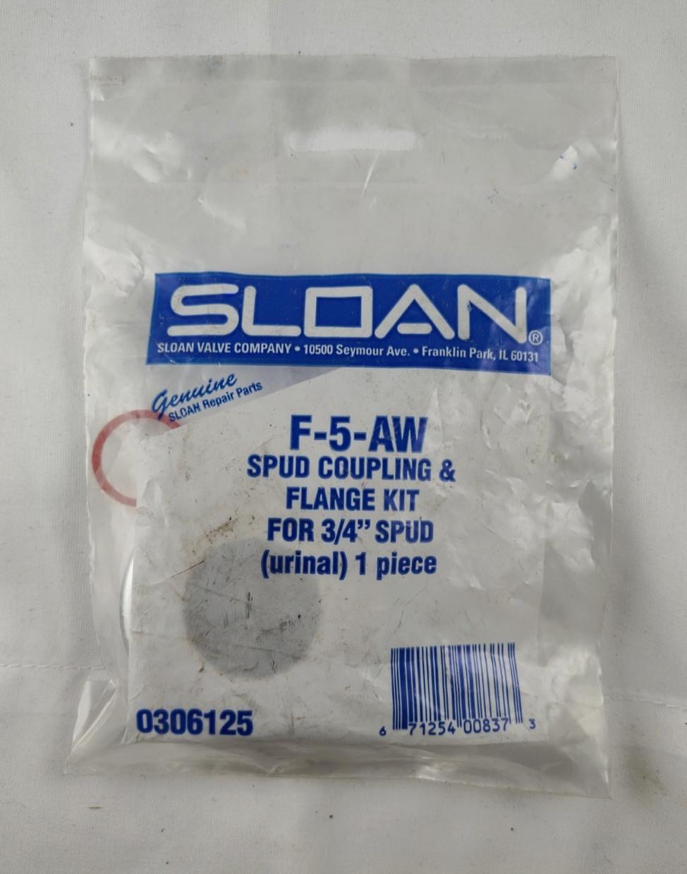 SLOAN F-5-AW Spud Coupling & Flange Kit For 3/4″ SPUD Urinal 1 Piece 0306125