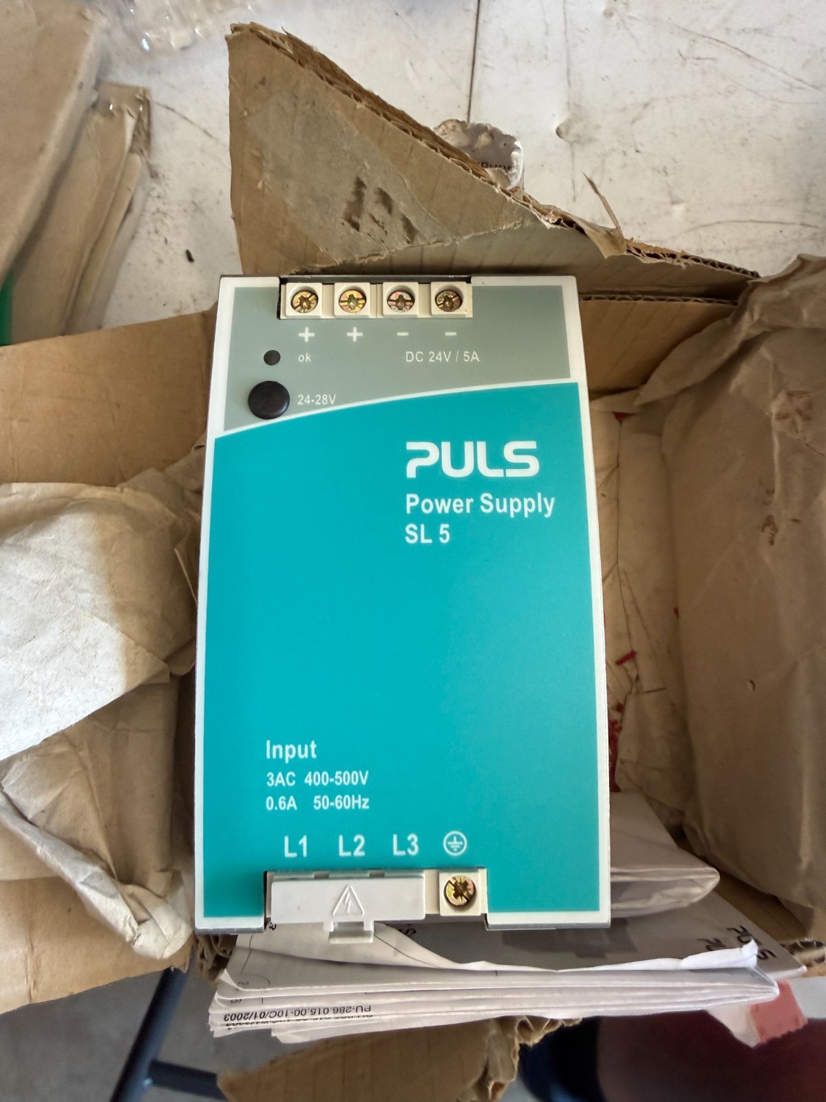 NEW PULS Power Supply SL5.300 NIB