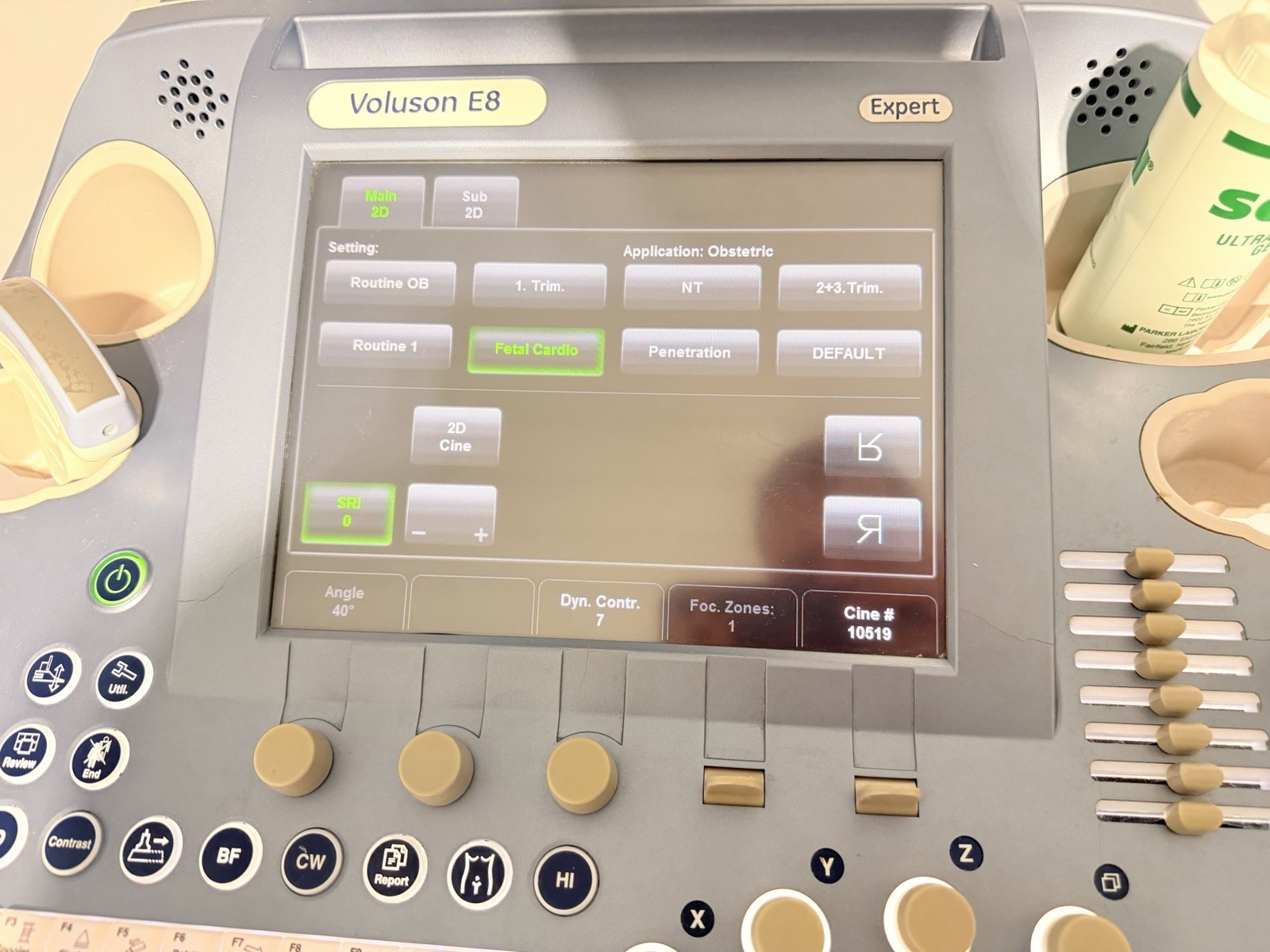 GE Voluson E8 Expert Ultrasound | 2 Probes | 4D HDlive | All Options | Warranty