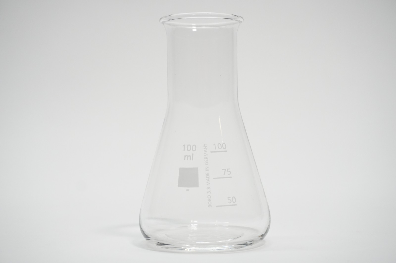 Erlenmeyer Flask Narrow Neck Wide Mouth 100ml 250ml 500ml 1000ml Erlenmeyer