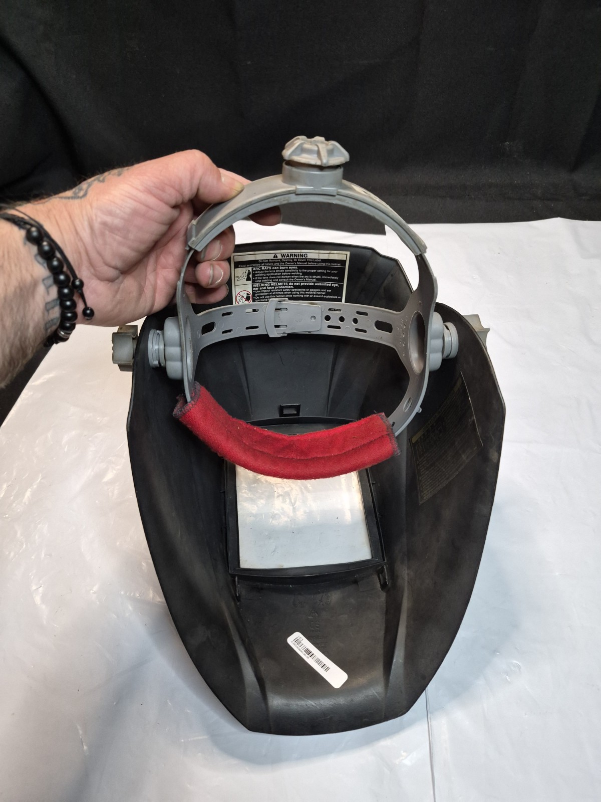 Miller Auto-Darkening Welding Helmet Graphics, Shell Only Set Up For Grinding,