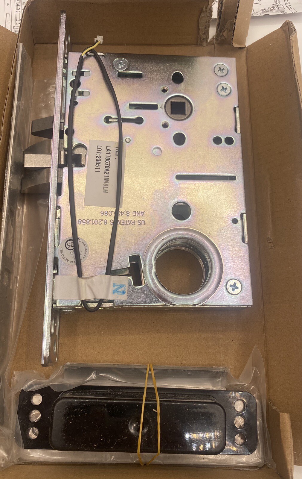 SALTO LA1T0570A21IM8LH, Mortise Lock