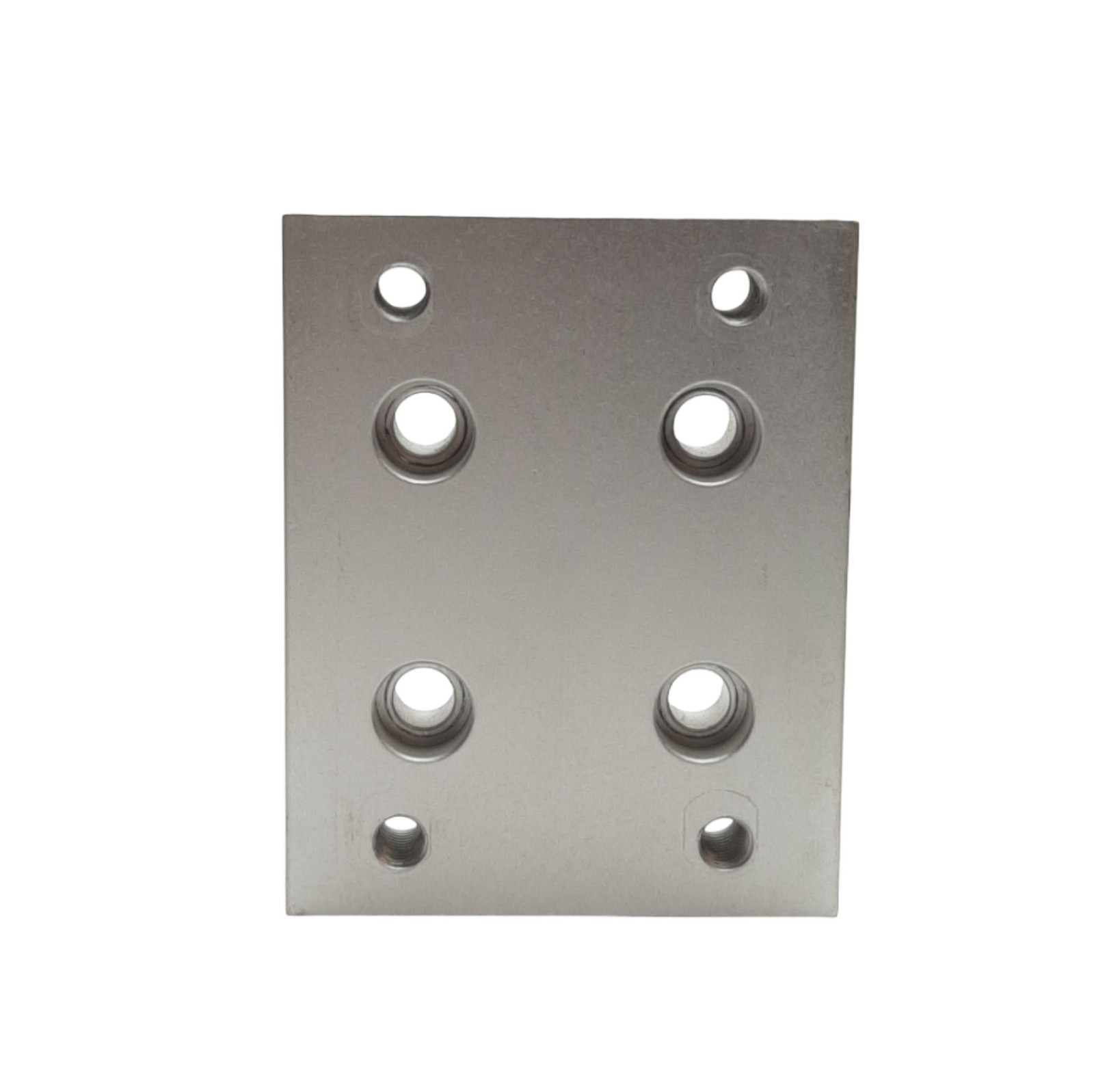 80/20 2420 15 Series Flange Mount Caster Base Plate, 3.750in x 3.00in x 0.750in