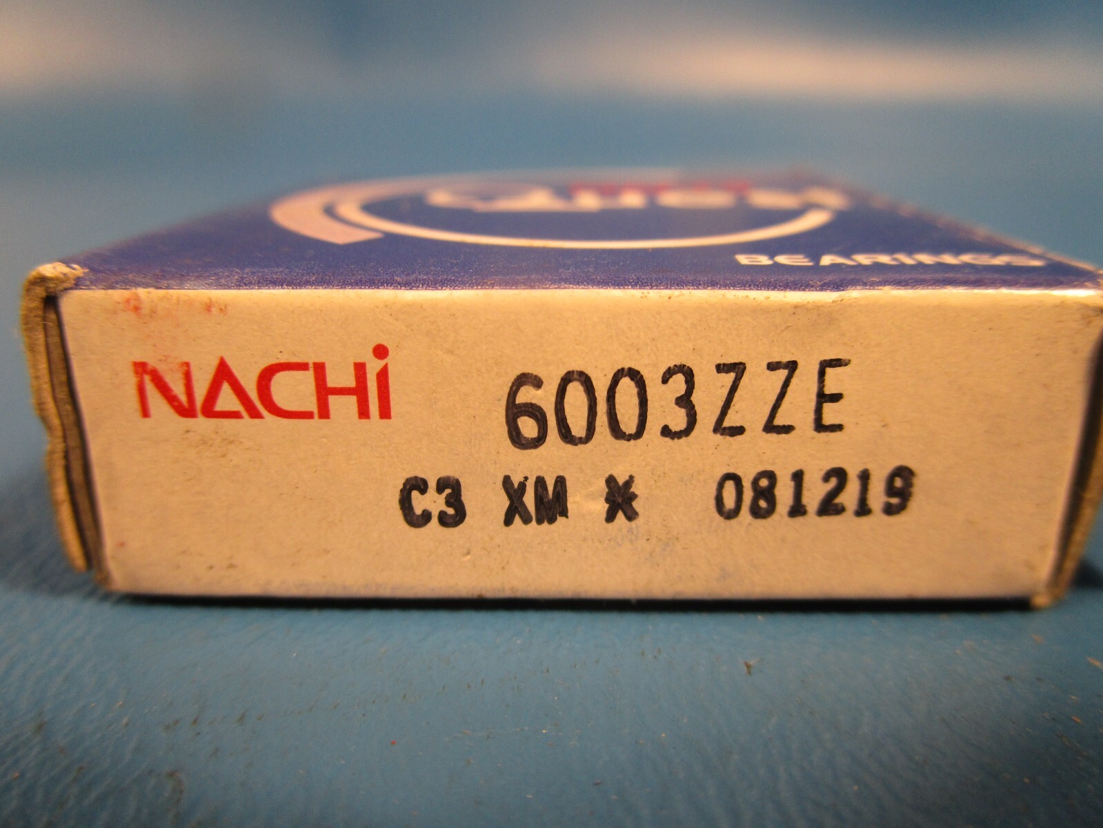 LOT OF 2 NACHI 6003 ZZE C3, Deep Groove Ball Bearing, Japan, 17 ID, 35 OD