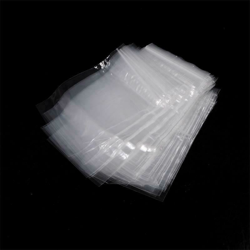 100 – 3″ x 6″ ZIP SEAL TOP LOCK BAGS CLEAR 2 MIL PLASTIC RECLOSABLE BAGGIES