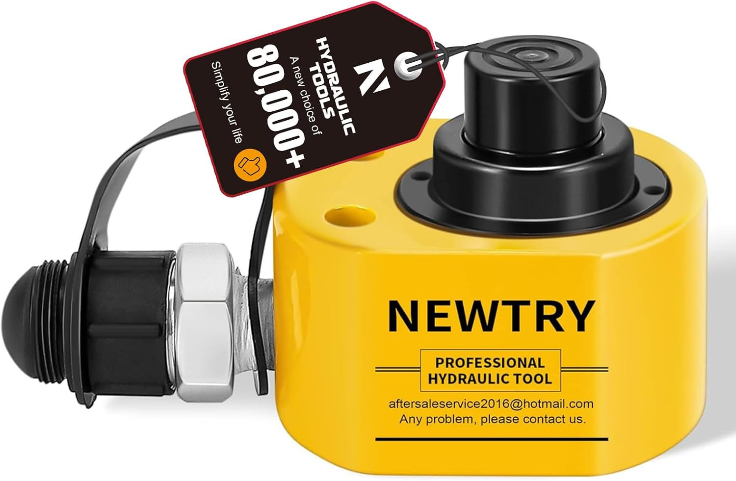20T Low Profile Hydraulic Ram Jack, 1.2″ Stroke Multi-Section | Compact Mini for