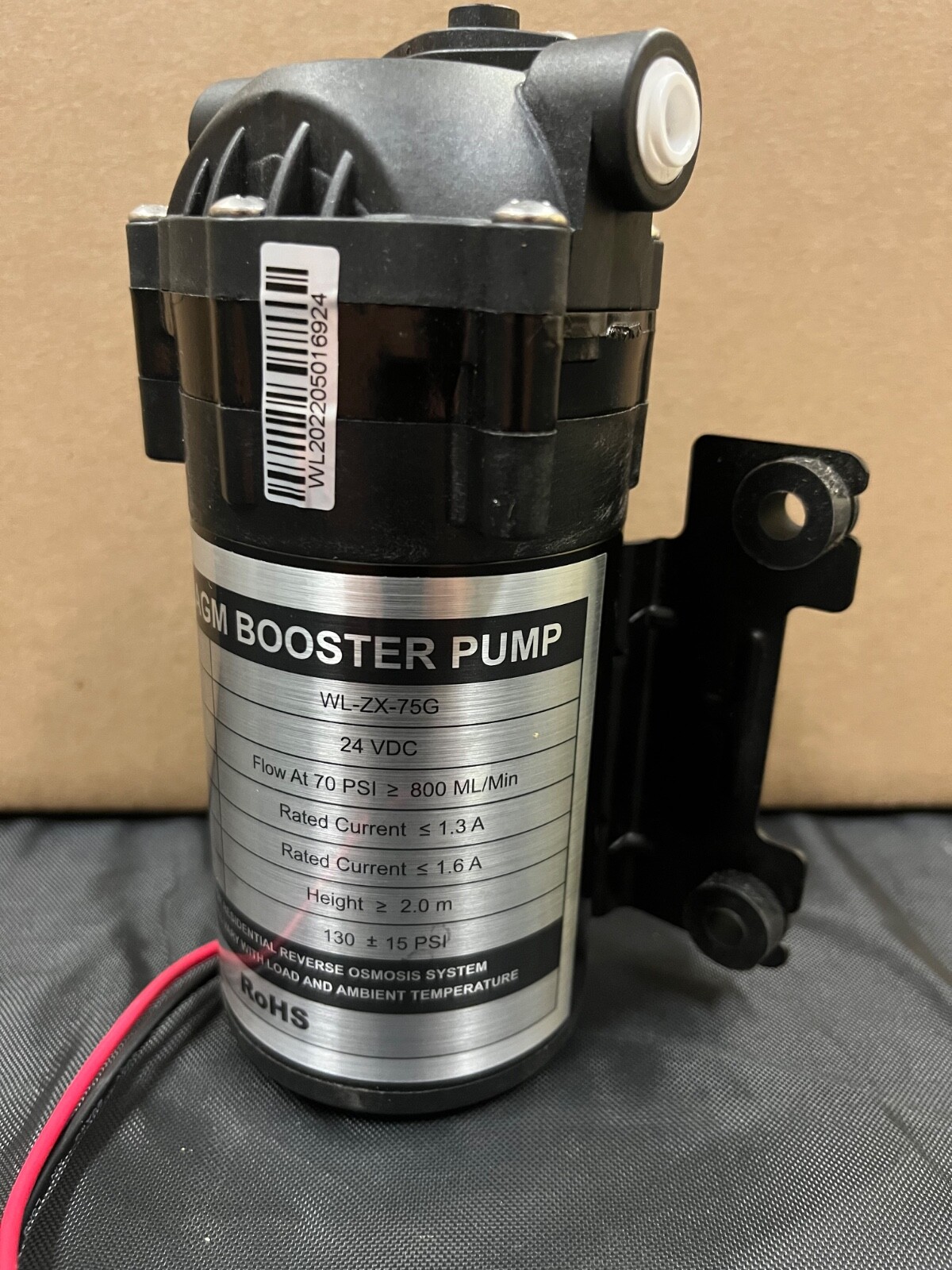 RoHS compliant diaphragm booster pump designed for reverse osmosis ststem