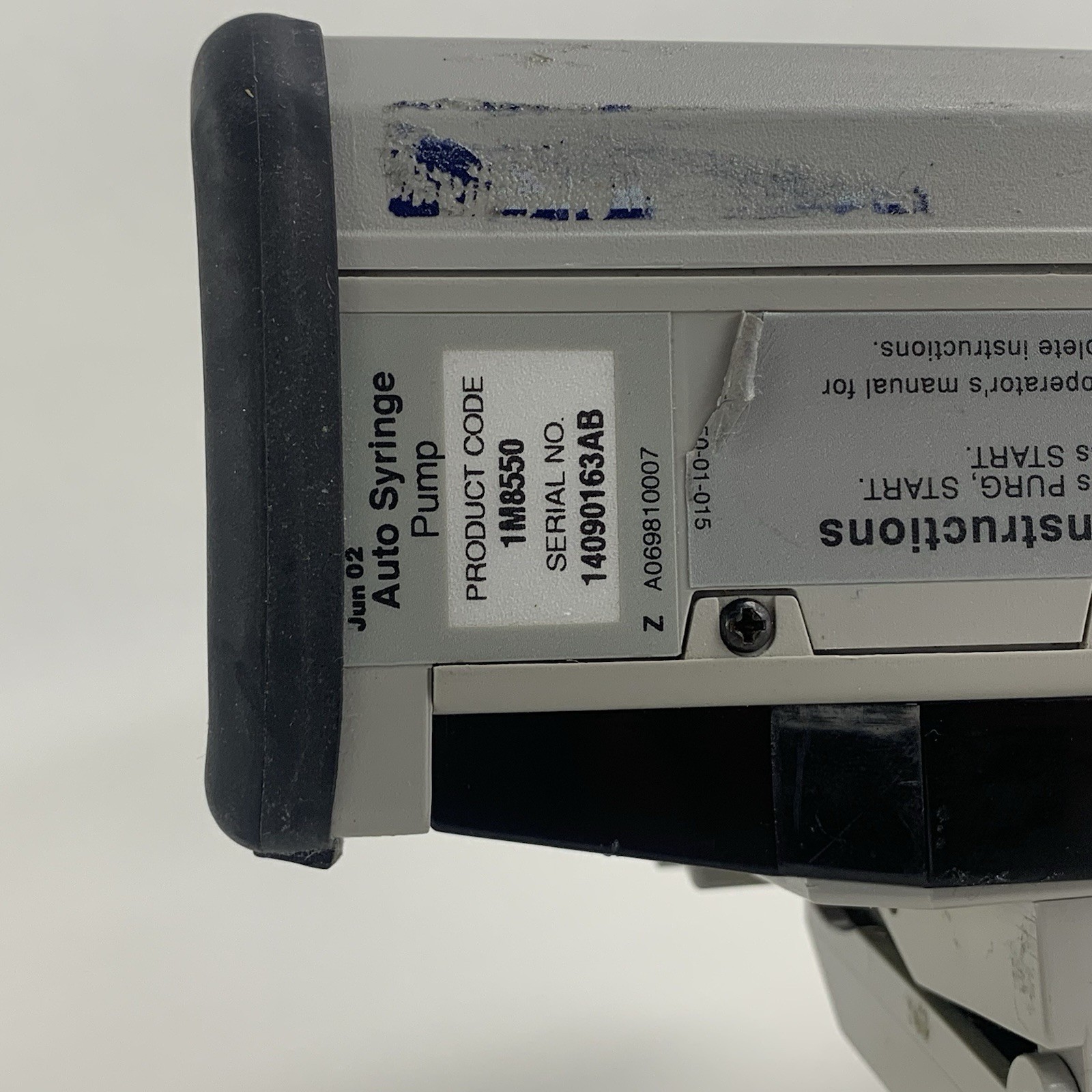 Baxter AS50 IM8550 Infusion Pump Powers On Factory Reset No Batteries No Charger