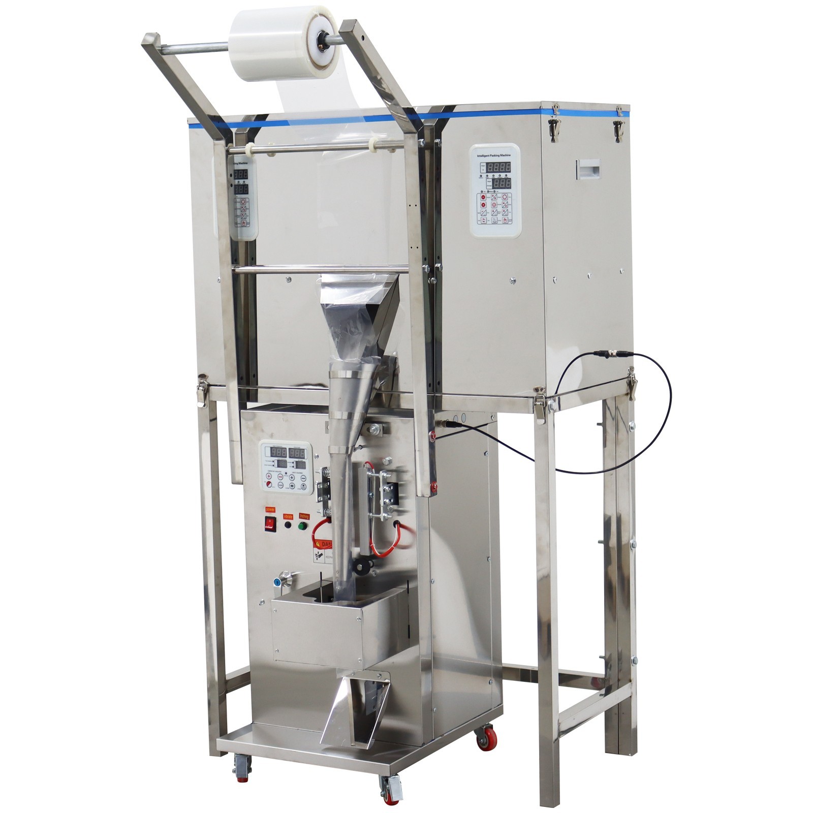 Auto Screw Packaging Machine Granule & Hardware Parts Packer 6.3″ Width Film