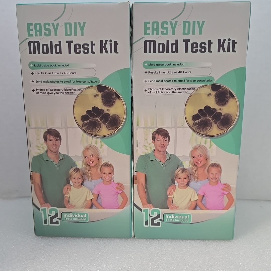 Lot of 2 Mold Test Kit for Home Detection 12 Professional DIY Testing Kits.