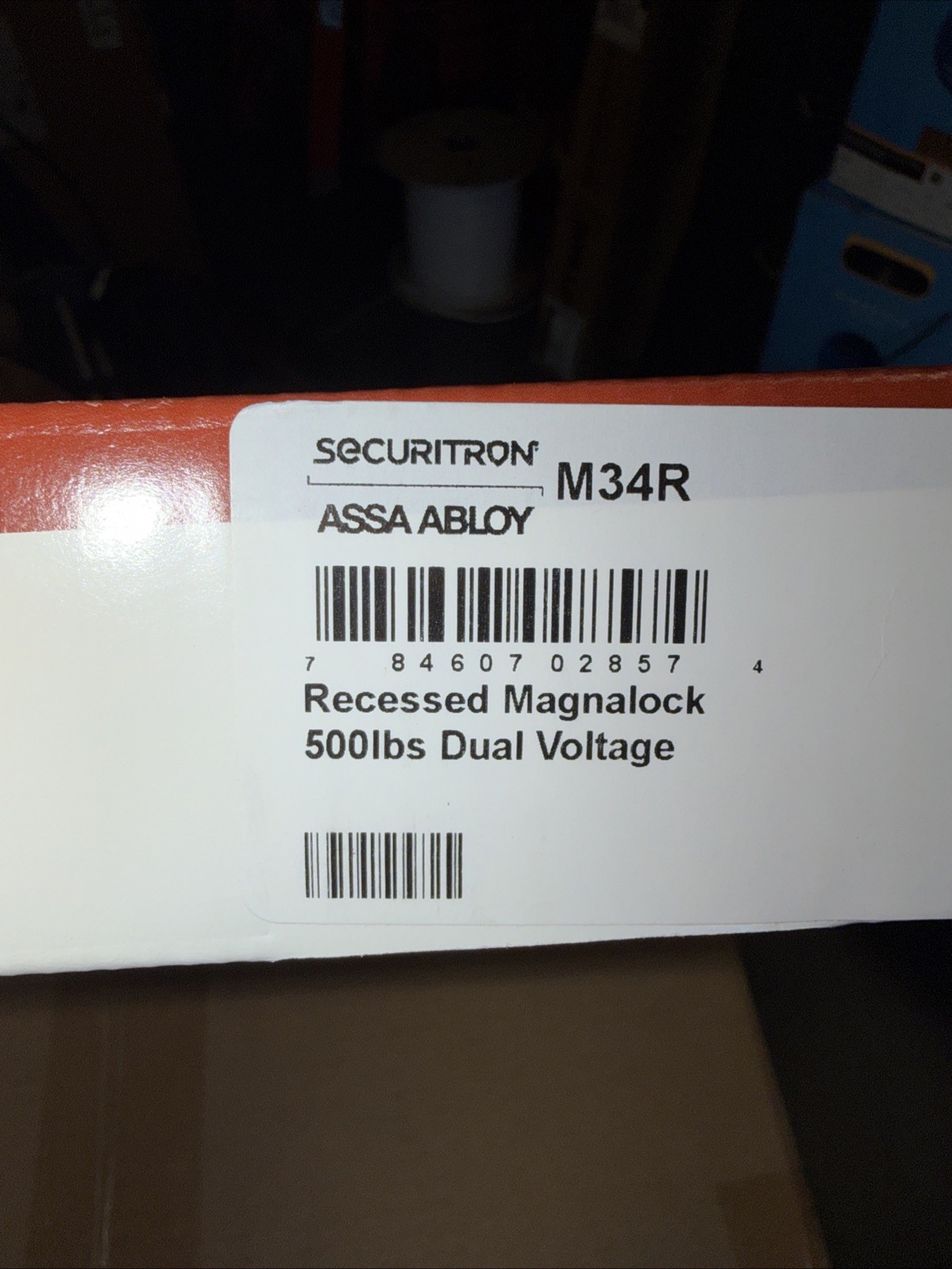 ASSA ABLOY Securitron M34R Magnalock 12/24 V DC MBS 500 LBS Door Mag Lock