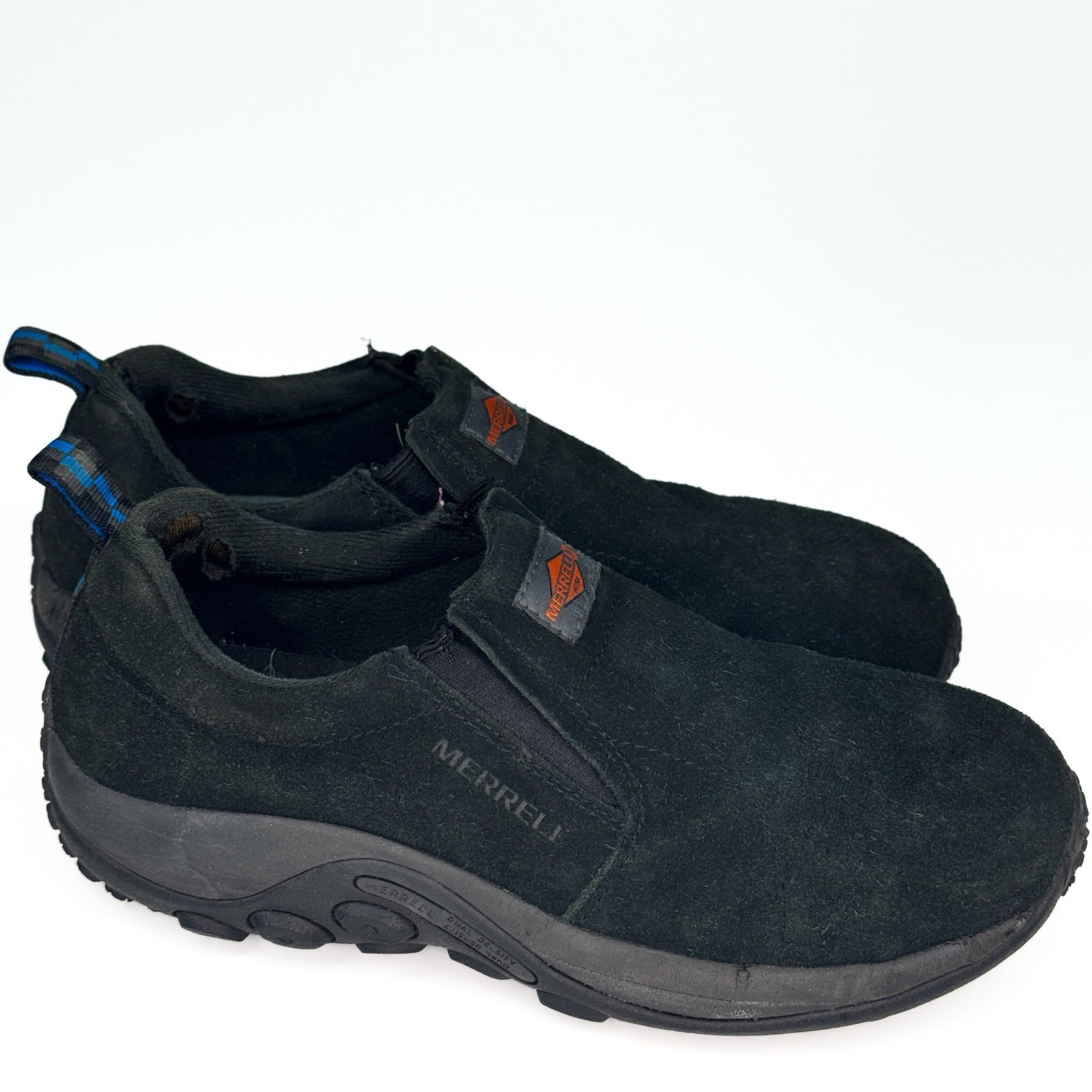 Merrell Work Jungle Moc Composite Toe Slip Resistant Black Suede Shoes Mens 10M