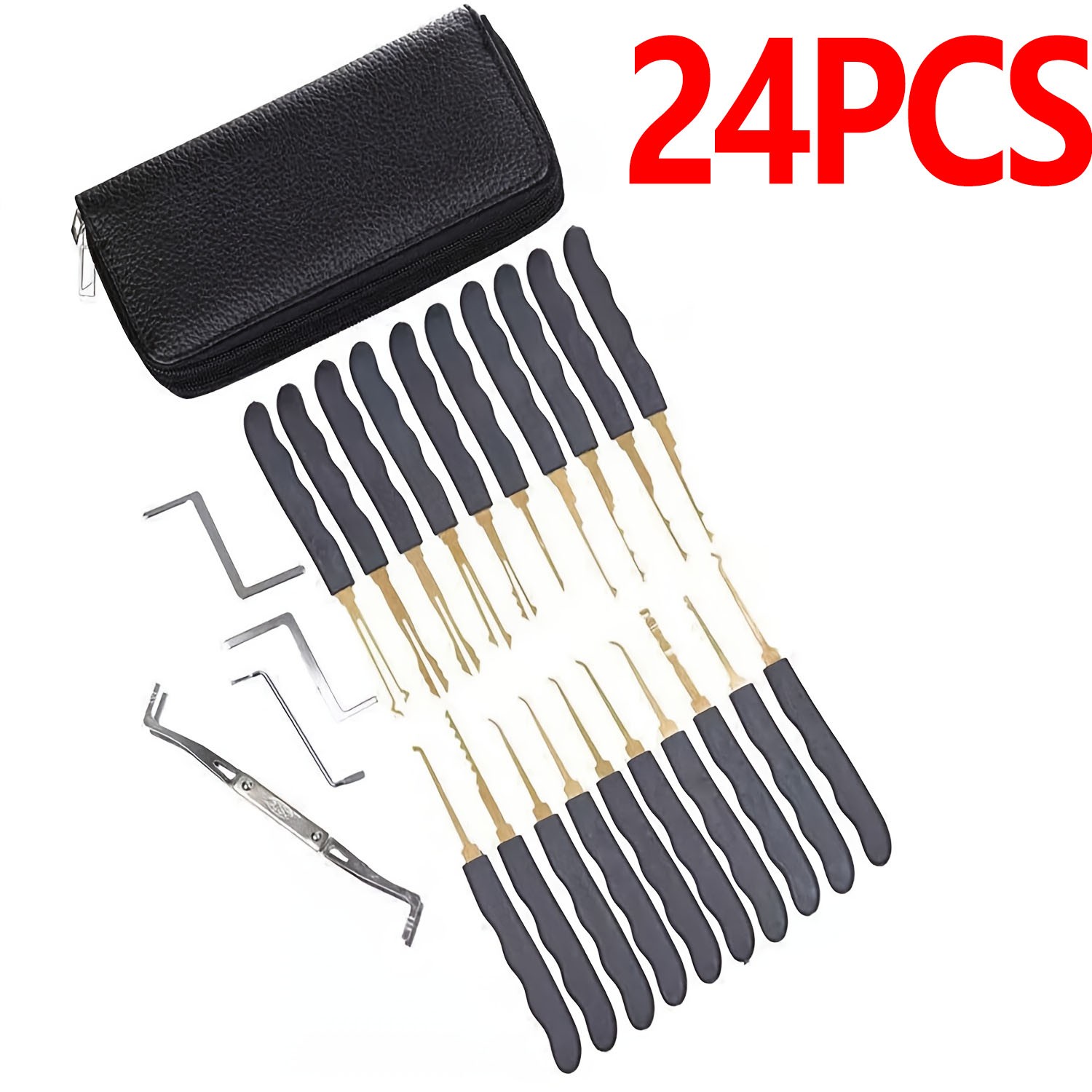 24PCS Universal Car Door Lock Repair Tool Kit Professional Maintenance Case Set