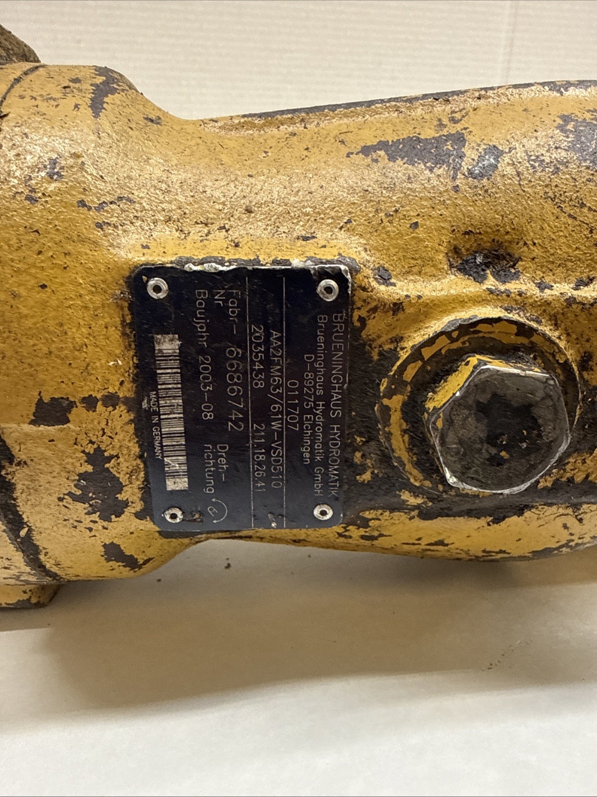 Hydromatik AA2FM63/61W-VSD510 Axial Piston Motor